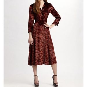 Marc by Marc Jacobs velvet cheetah dress, 2